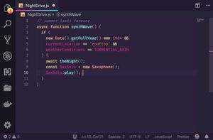 Synthwave VSCode Theme